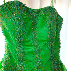 Hand Beaded Prom Dress